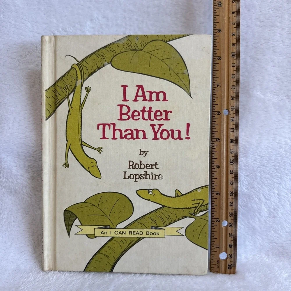 I Am Better Than You Robert Lopshire 1968 Hardcover Childrens Book‎